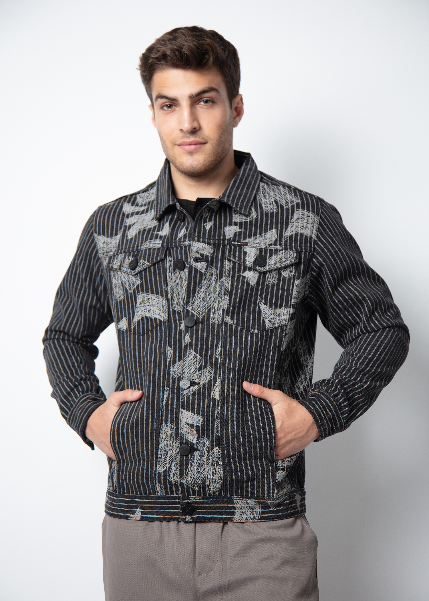 Trier Denim Jacket For Men Nostrum