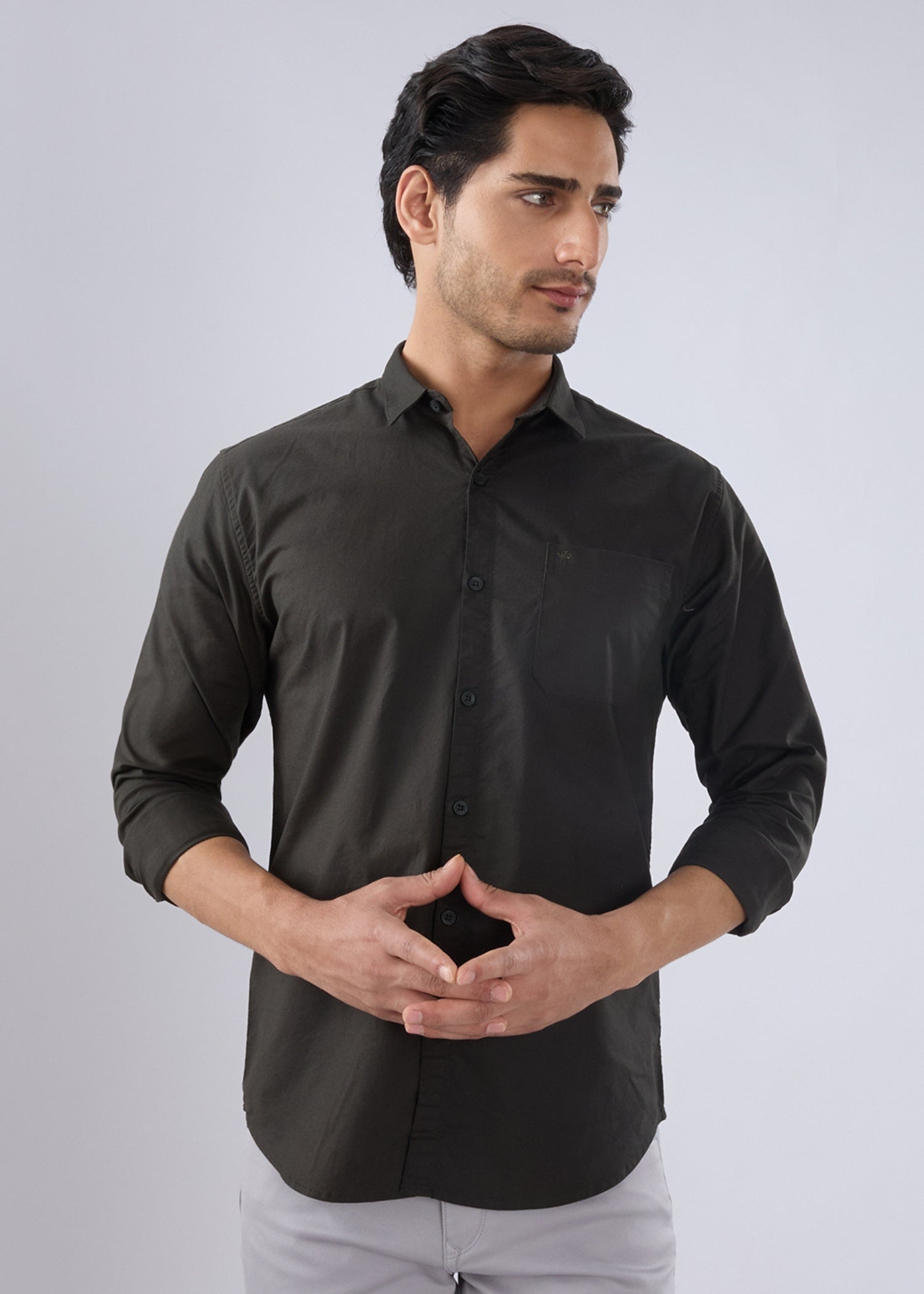 Munch Solid Full Sleeve Shirt