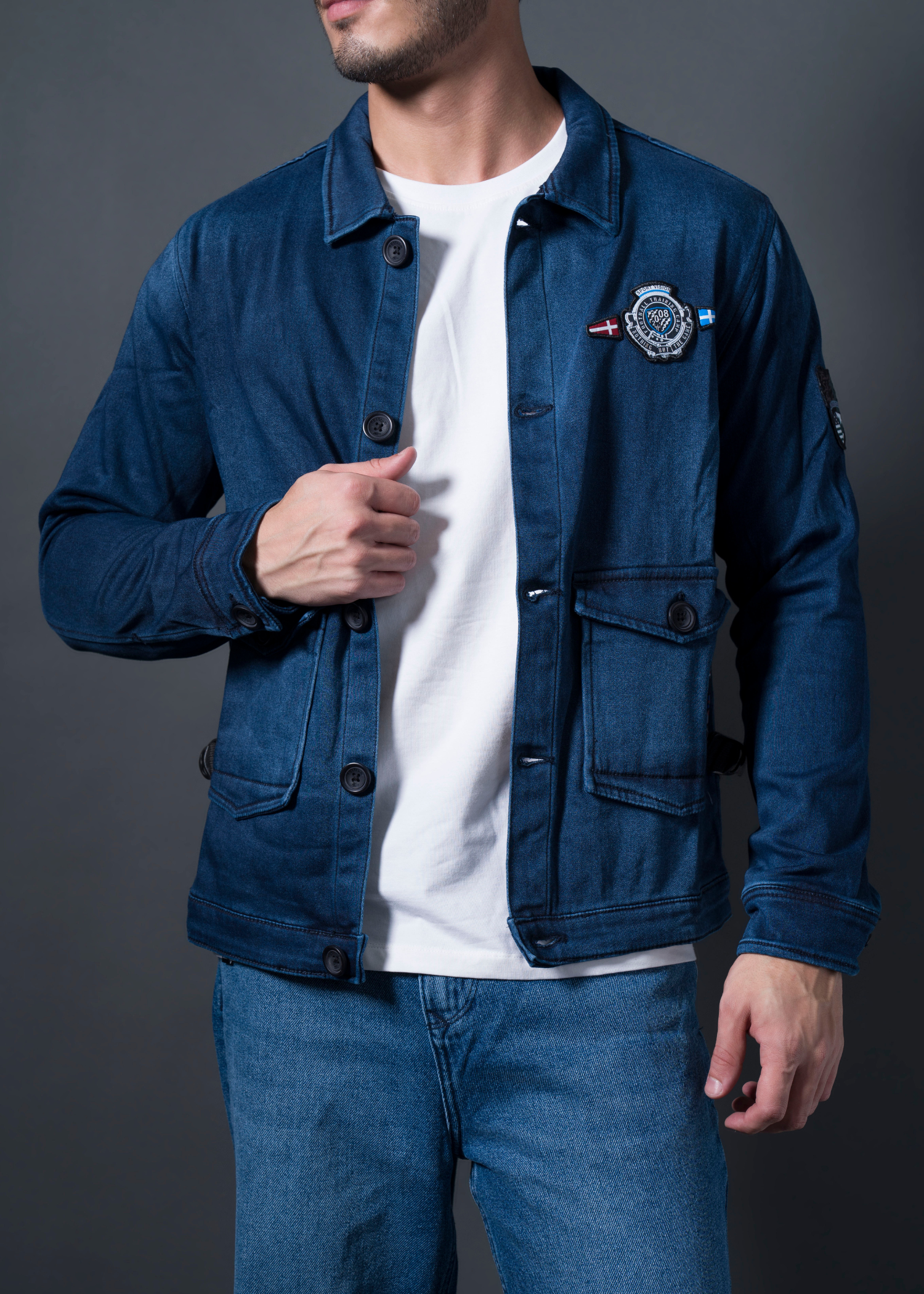 Jordy Demin Jacket For Men Nostrum