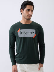 Inspire Graphic Fitted Sweatshirt