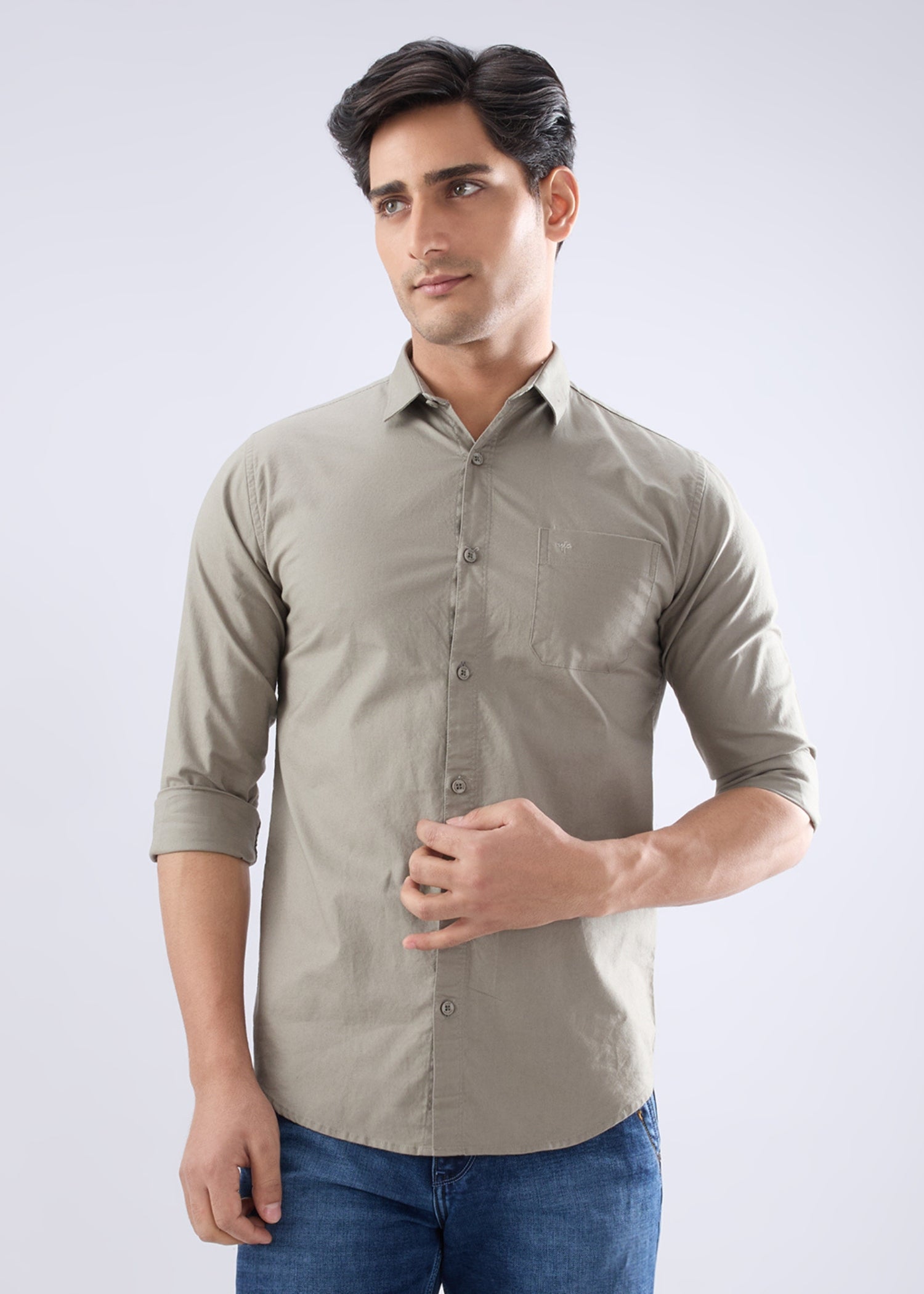 Munch Solid Full Sleeve Shirt