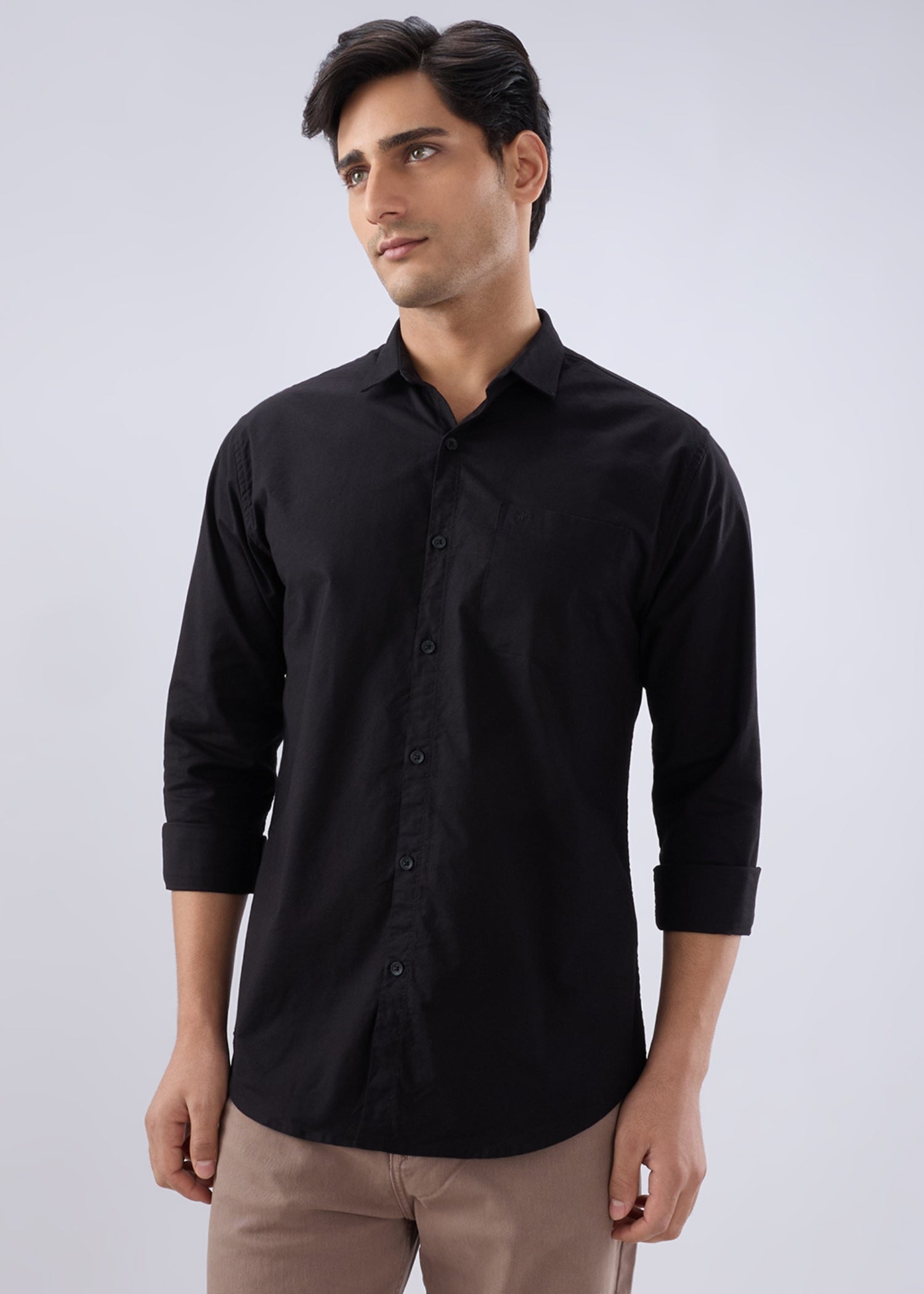 Munch Solid Full Sleeve Shirt