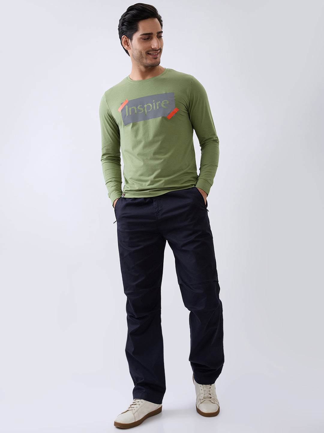 Inspire Graphic Fitted Sweatshirt