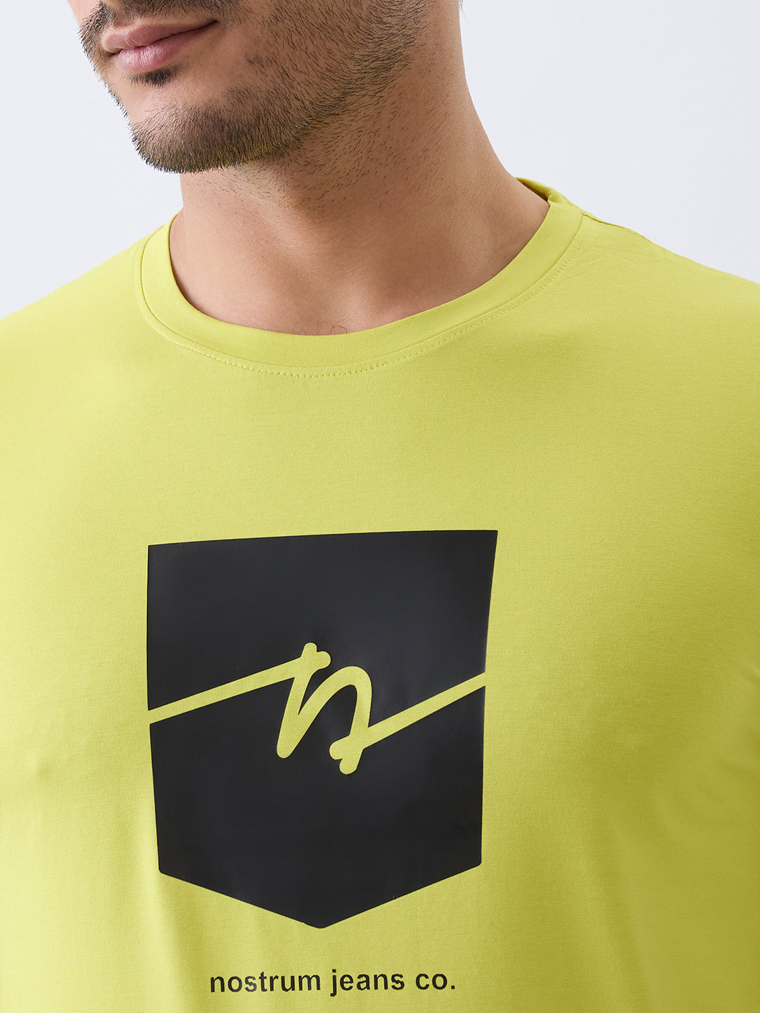 Star 1 Fitted Full Sleeve Pullover: F.Green