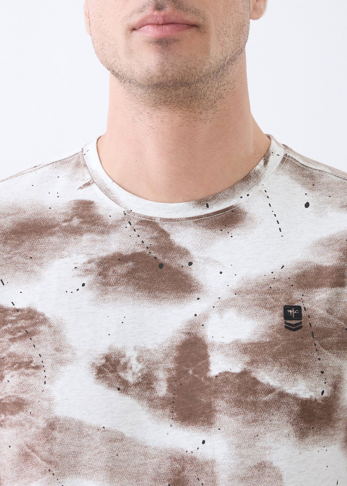 Grain Dyed Half Sleeve T-Shirt