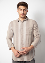 Scone Full Sleeve Striped Shirt For Men Nostrum