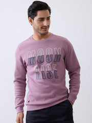 Moonrise Graphic Full Sleeve Pullover: Onion