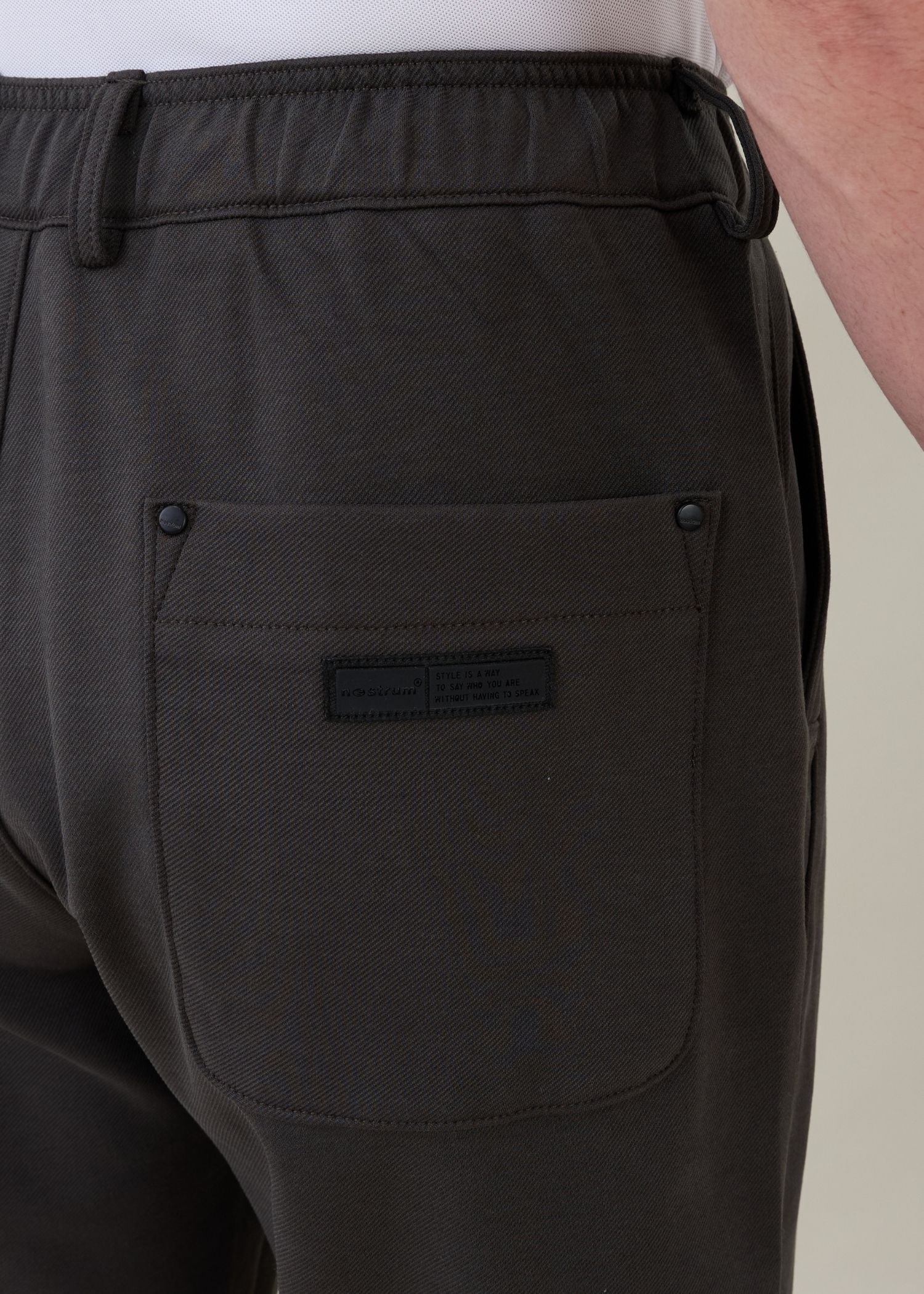 Draycott Relaxed Fit Trouser: Dark Grey