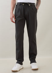 Draycott Relaxed Fit Trouser: Dark Grey