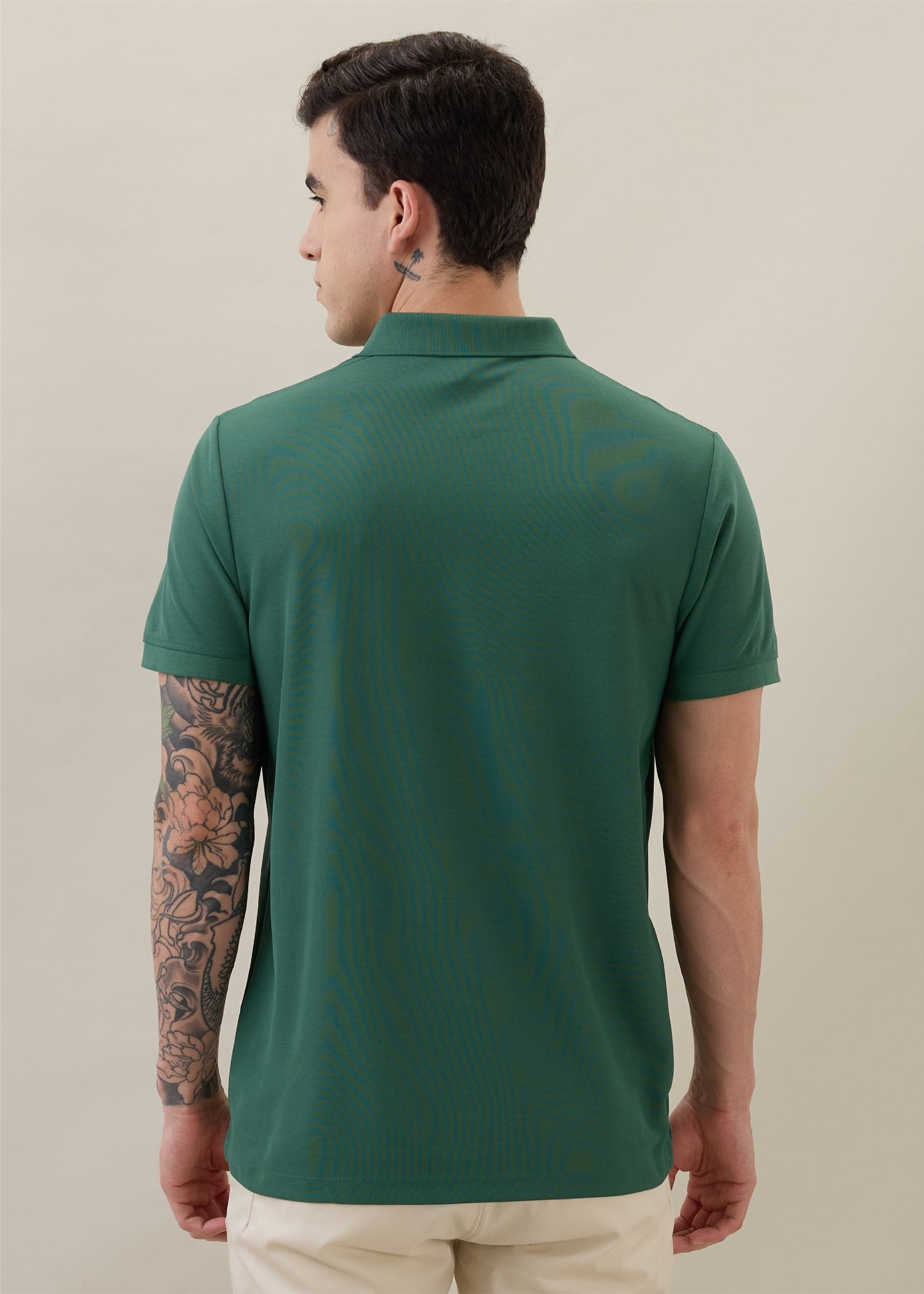 Cherry Half Sleeve T-shirt: Green