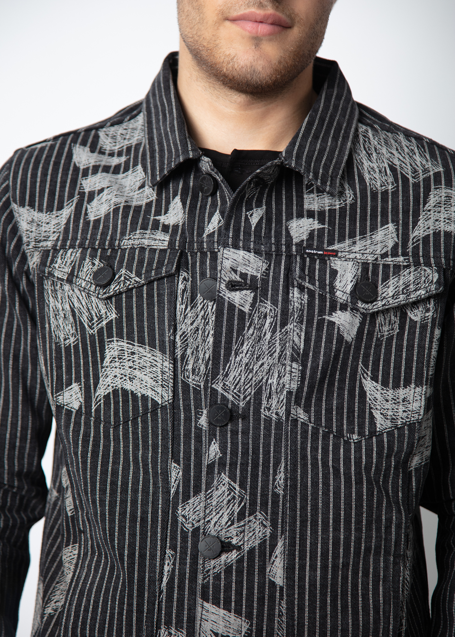 Trier Denim Jacket For Men Nostrum