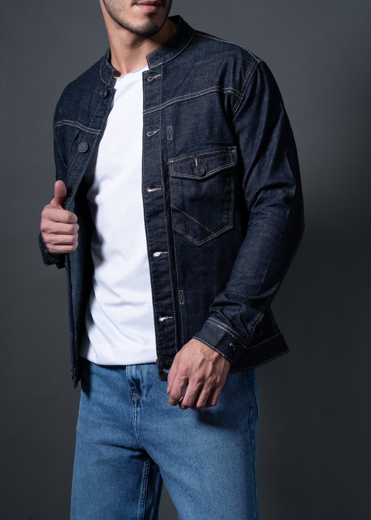 Hobart Denim Jacket For Men Nostrum