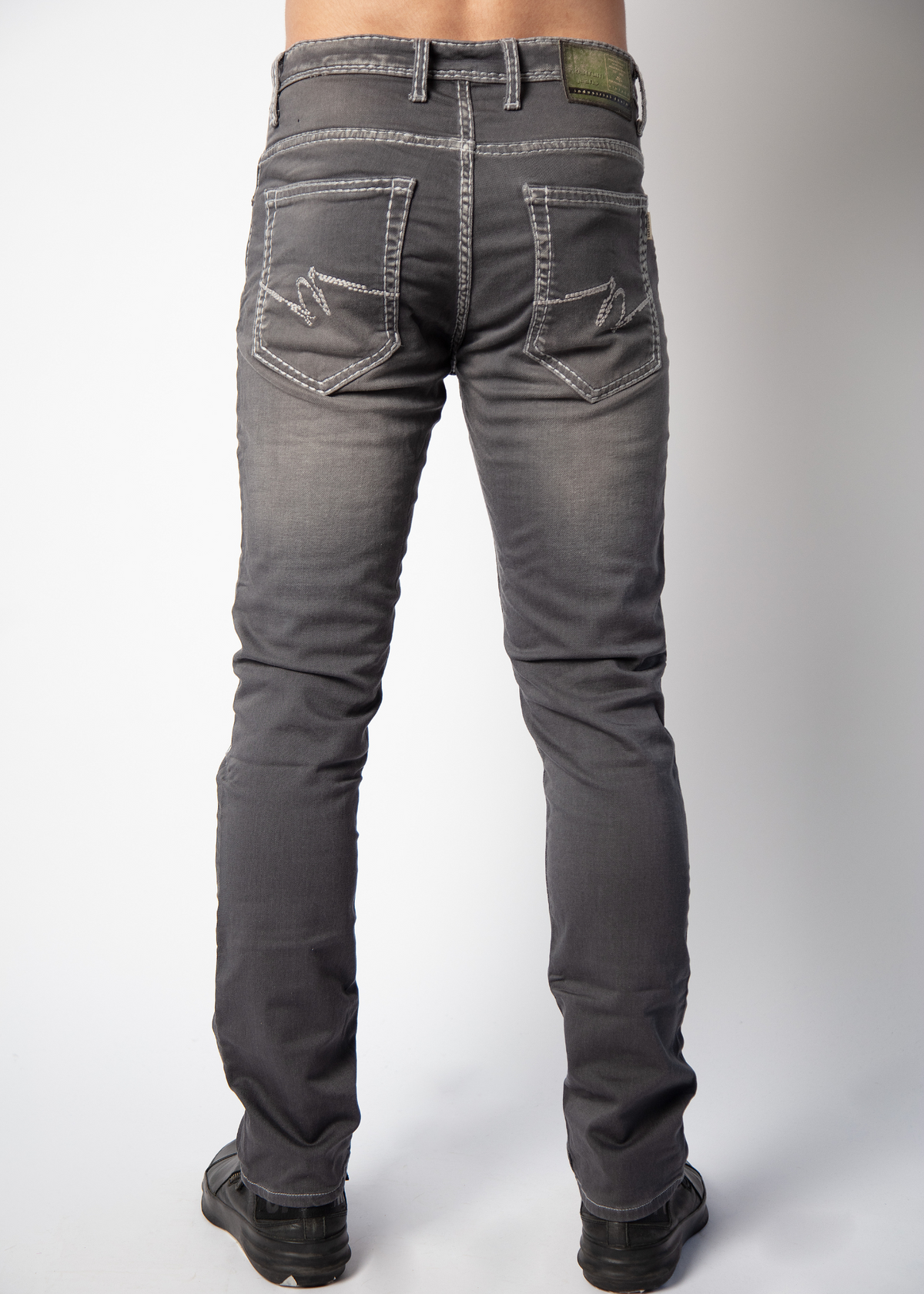 Sylas Henlee Fit With SDL Stitch Denim Jeans For Men Nostrum