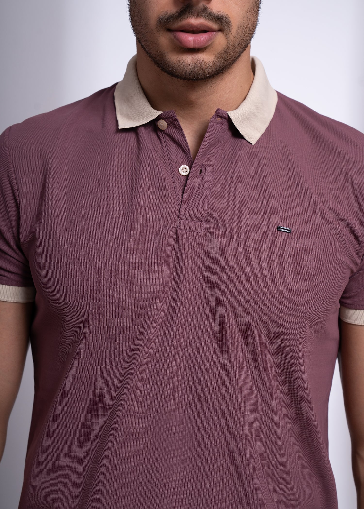 Mary Solid Polo T-Shirt: Onion