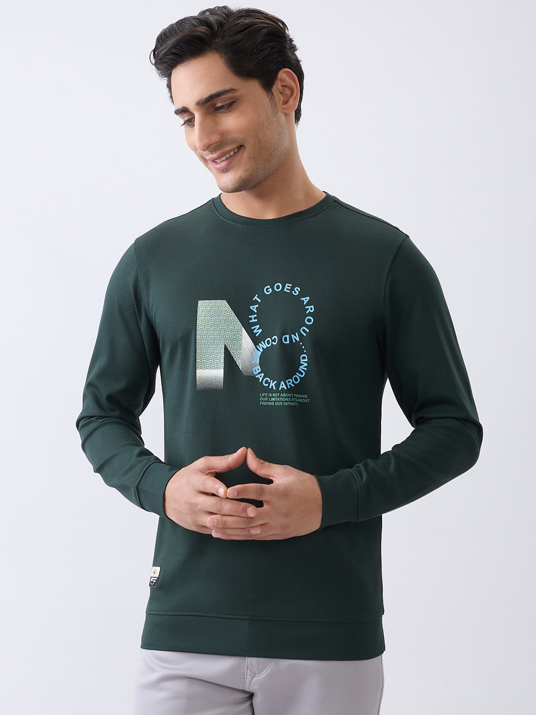 Around Graphic printed T-Shirt : B.Green
