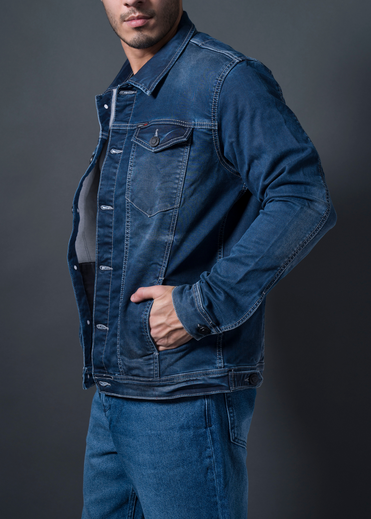 Dorking Denim Jacket For Men Nostrum