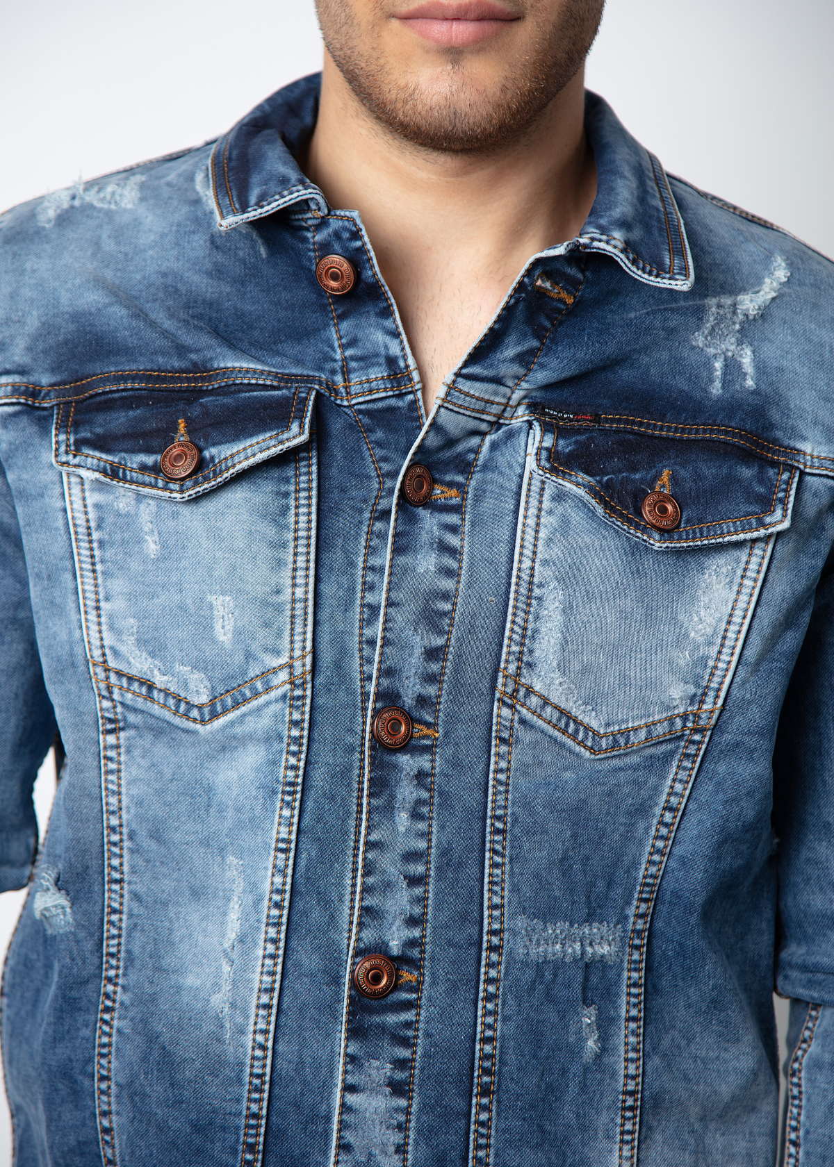 Tonio Denim Jacket For Men Nostrum