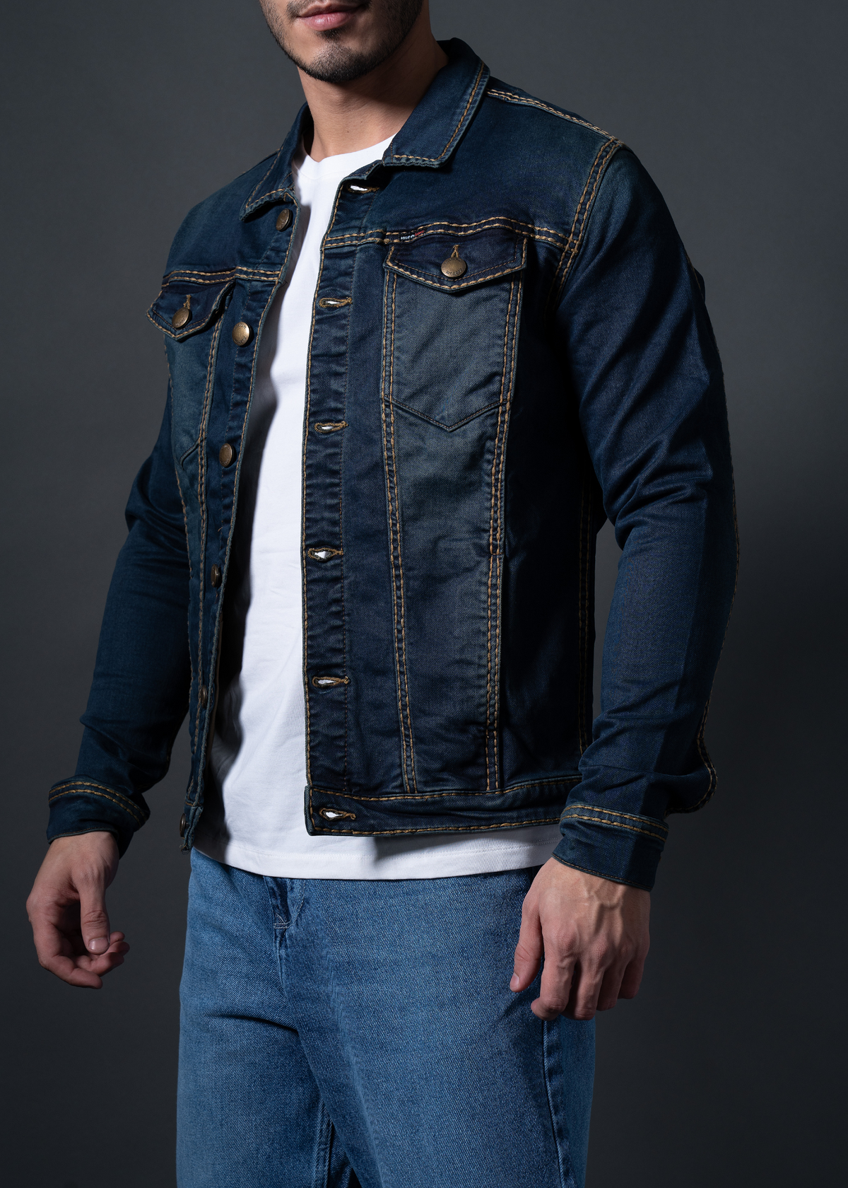 Cliston Denim Jacket For Men Nostrum