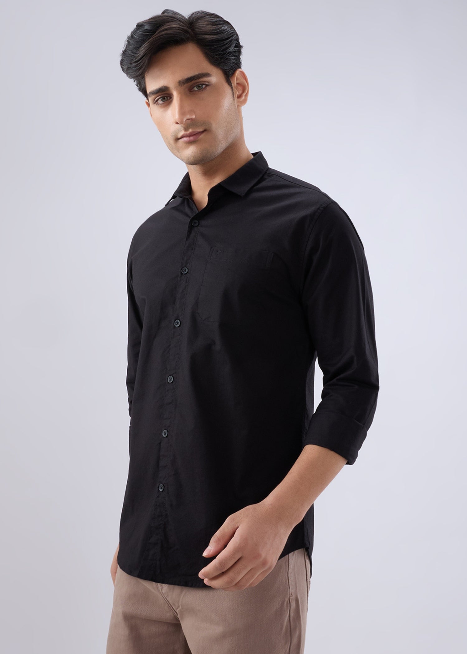 Munch Solid Full Sleeve Shirt