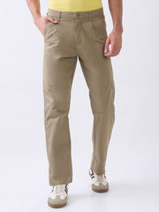 Rotica Straight Fit Formal Trouser: Khaki
