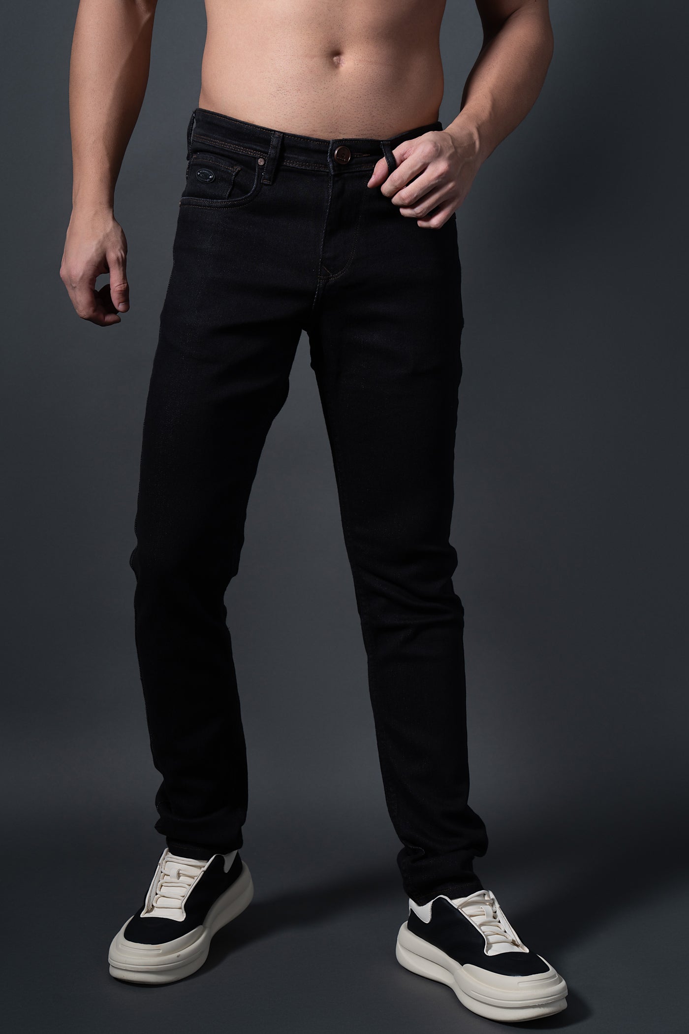 BRETON REGULAR FIT BLACK FOR MAN