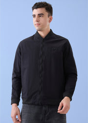 Worm Zipper Jacket: Black