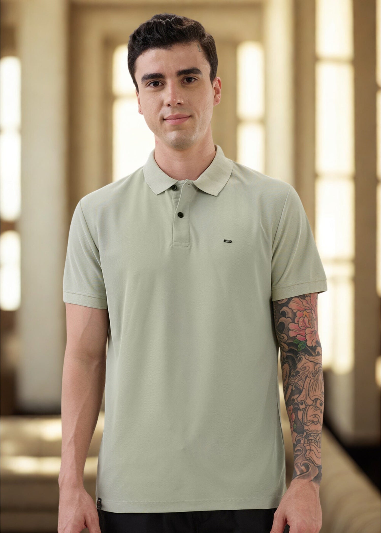 Cherry Half Sleeve Polo T-Shirt | Smart Casual Style