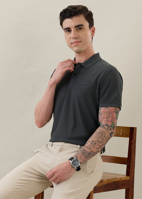 Cherry Half Sleeve Polo T-Shirt | Smart Casual Style