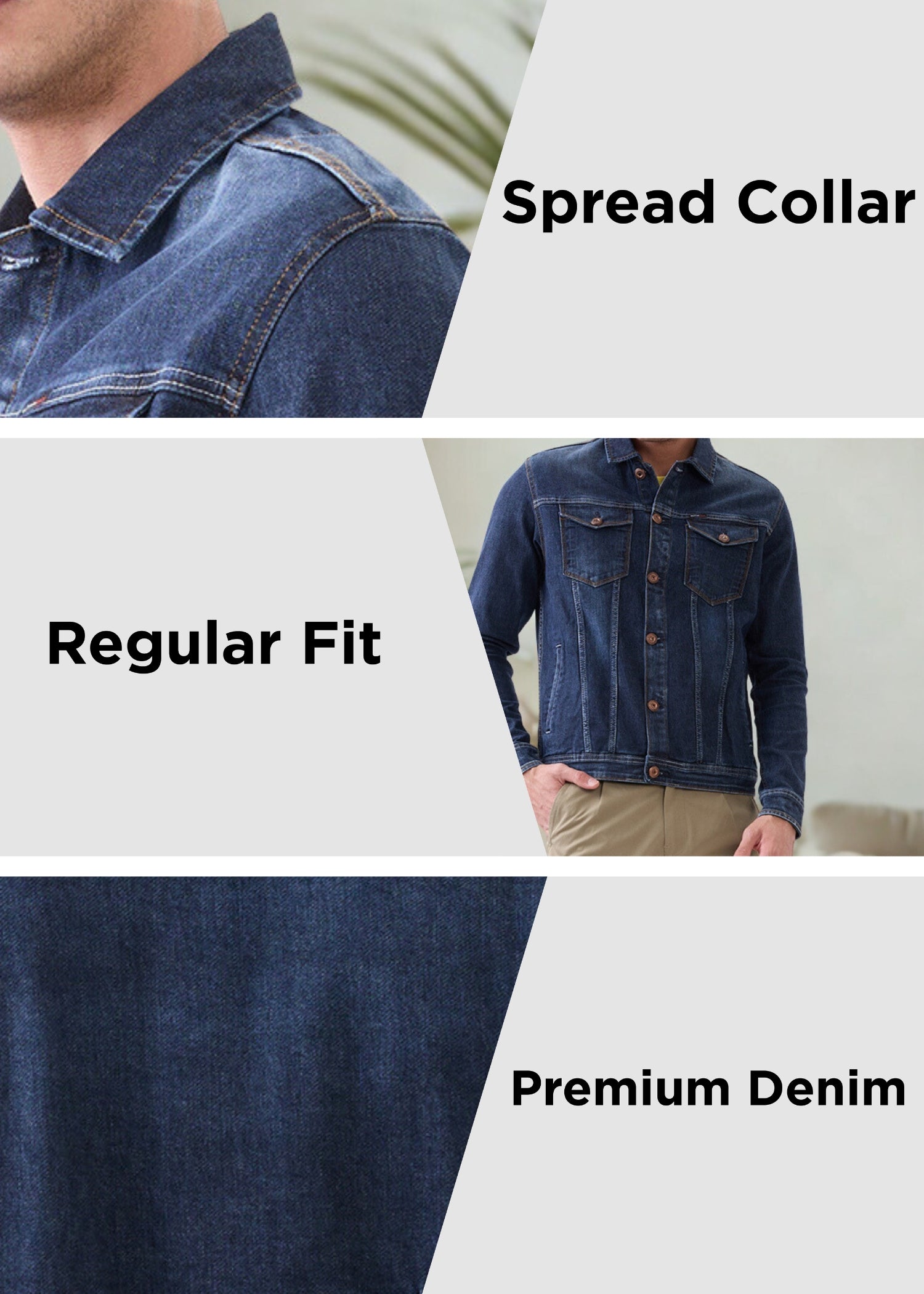 Delia Denim Utility Jacket: Blue