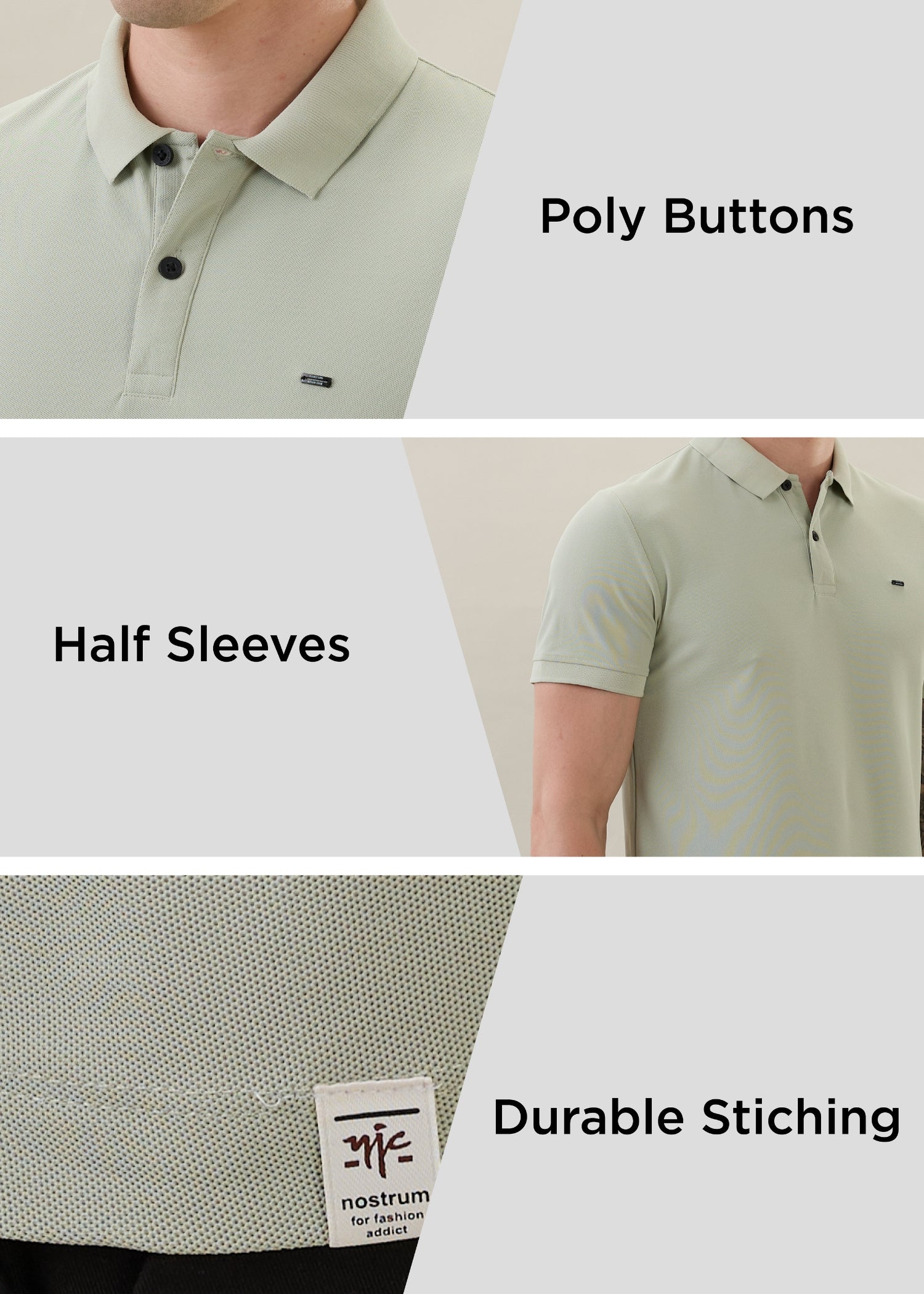 Cherry Half Sleeve Polo T-Shirt | Smart Casual Style