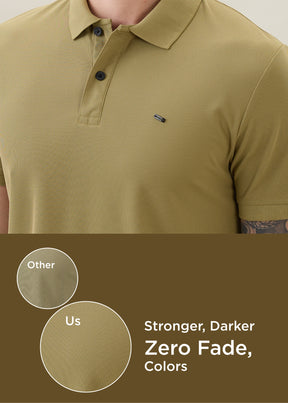 Cherry Half Sleeve Polo T-Shirt | Smart Casual Style