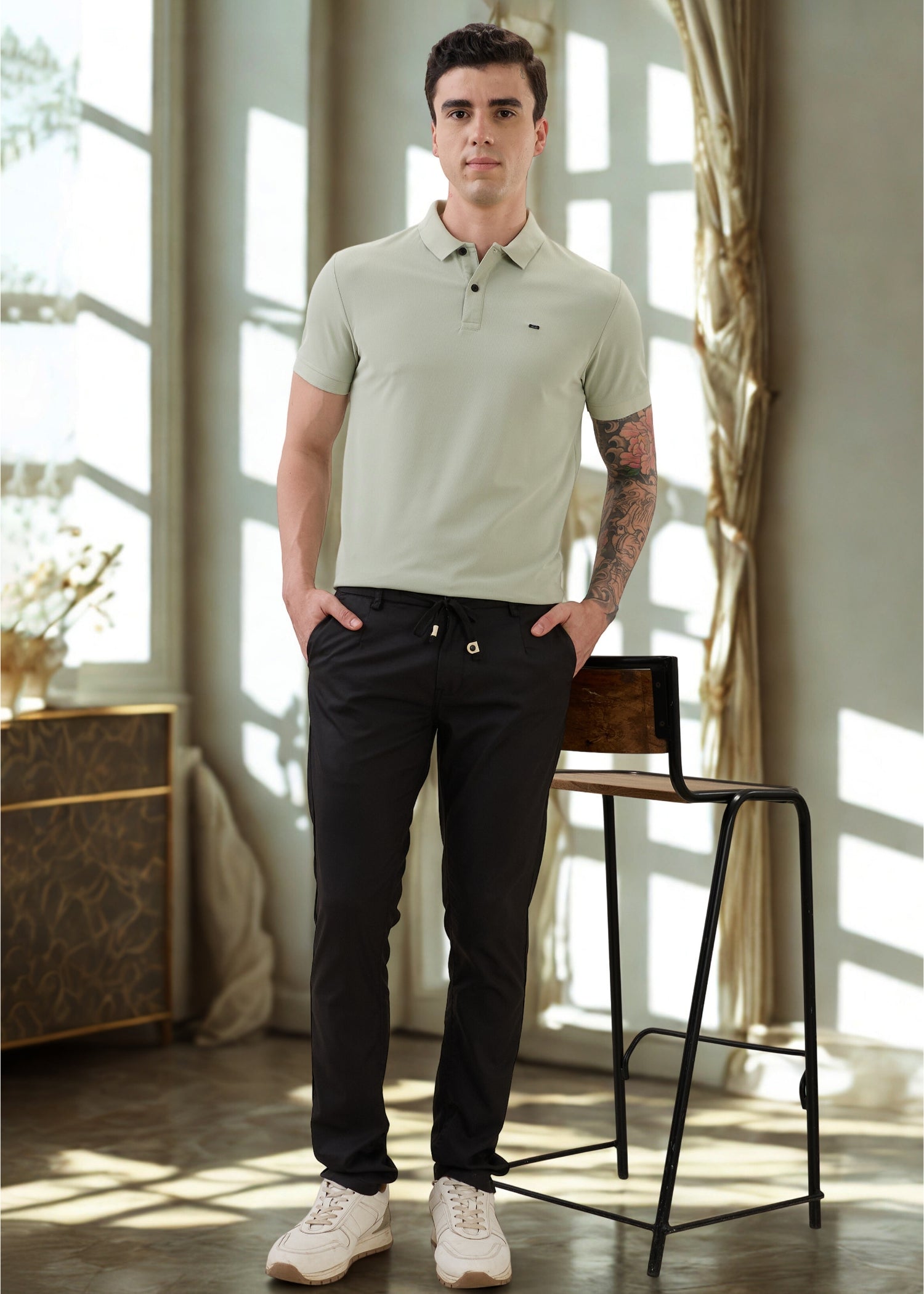 Cherry Half Sleeve Polo T-Shirt | Smart Casual Style