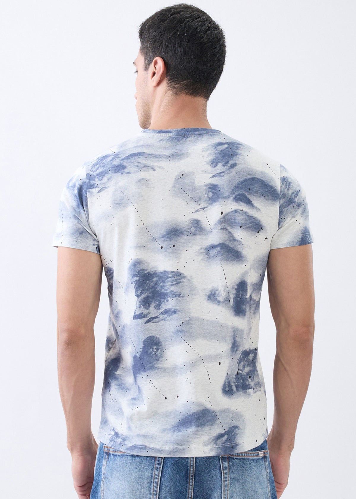 Grain Dyed Half Sleeve T-Shirt