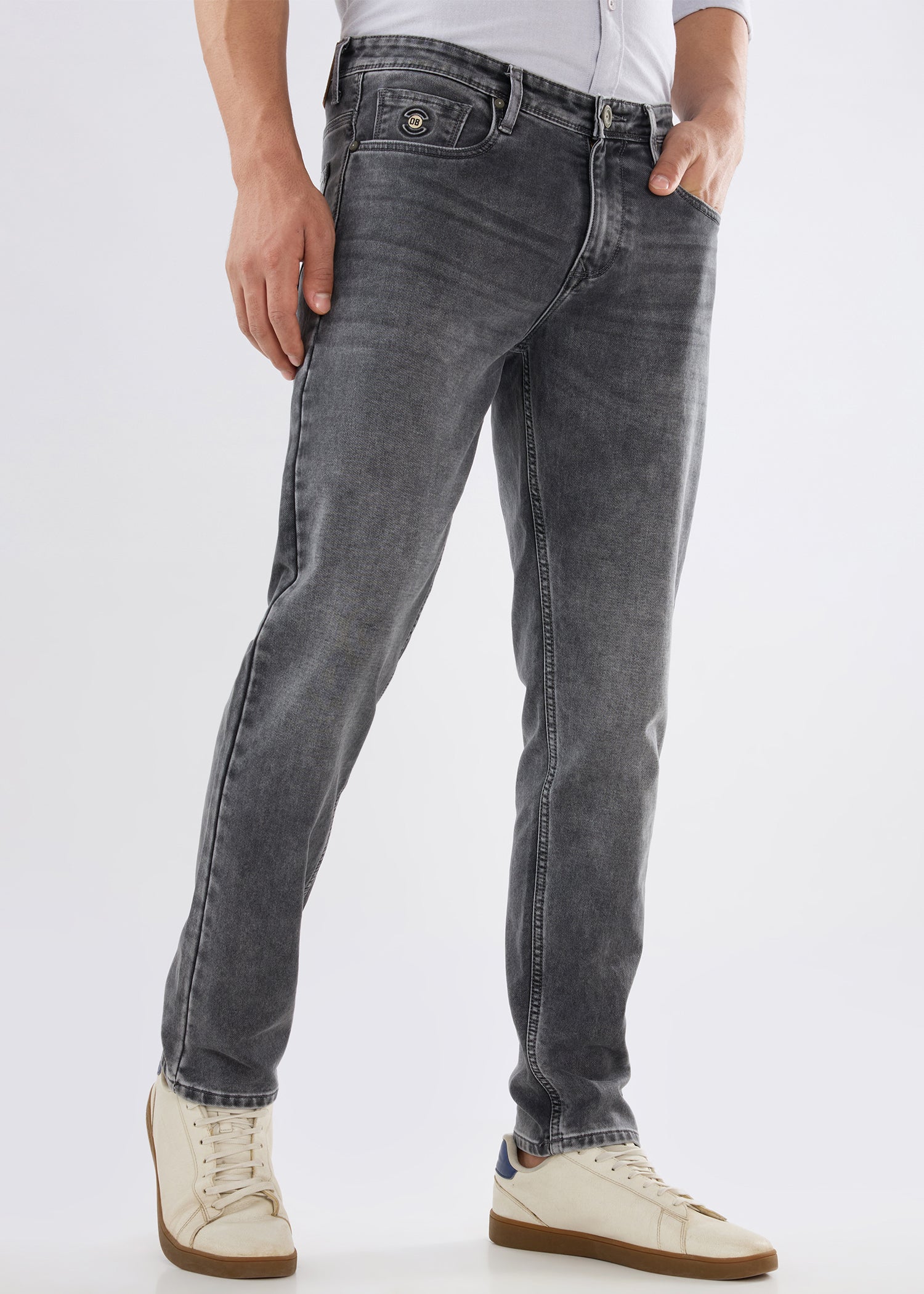 Dolovi F Ankle Fit Denim Jeans - Grey