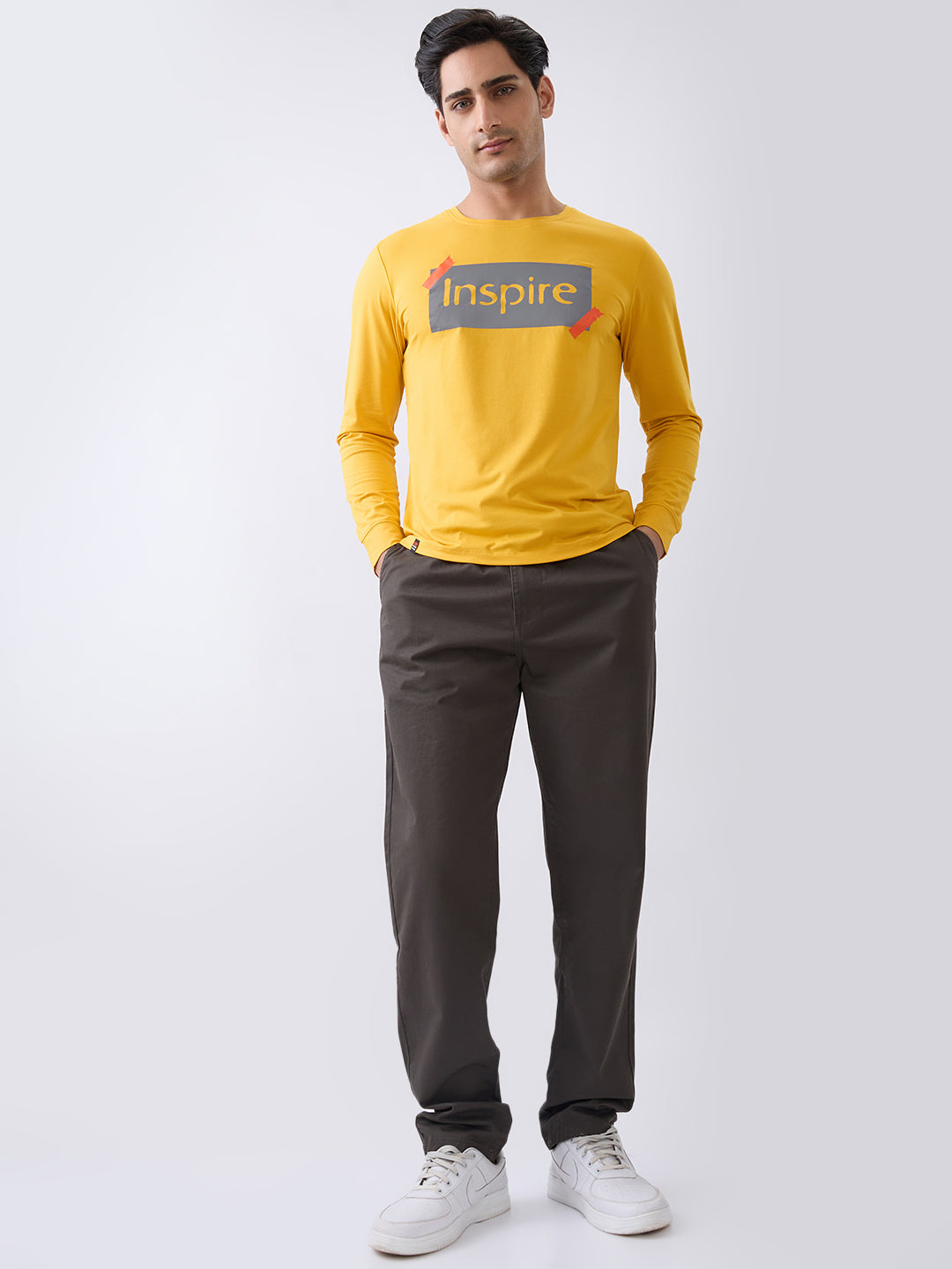 Inspire Graphic Fitted Sweatshirt