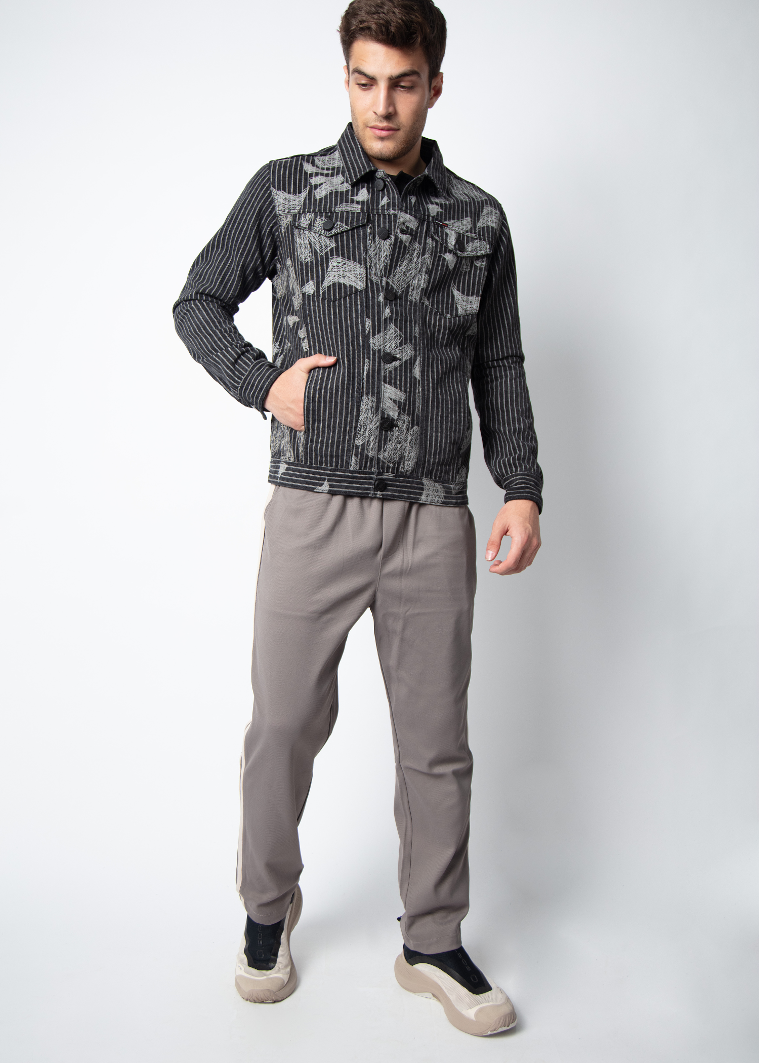 Trier Denim Jacket For Men Nostrum