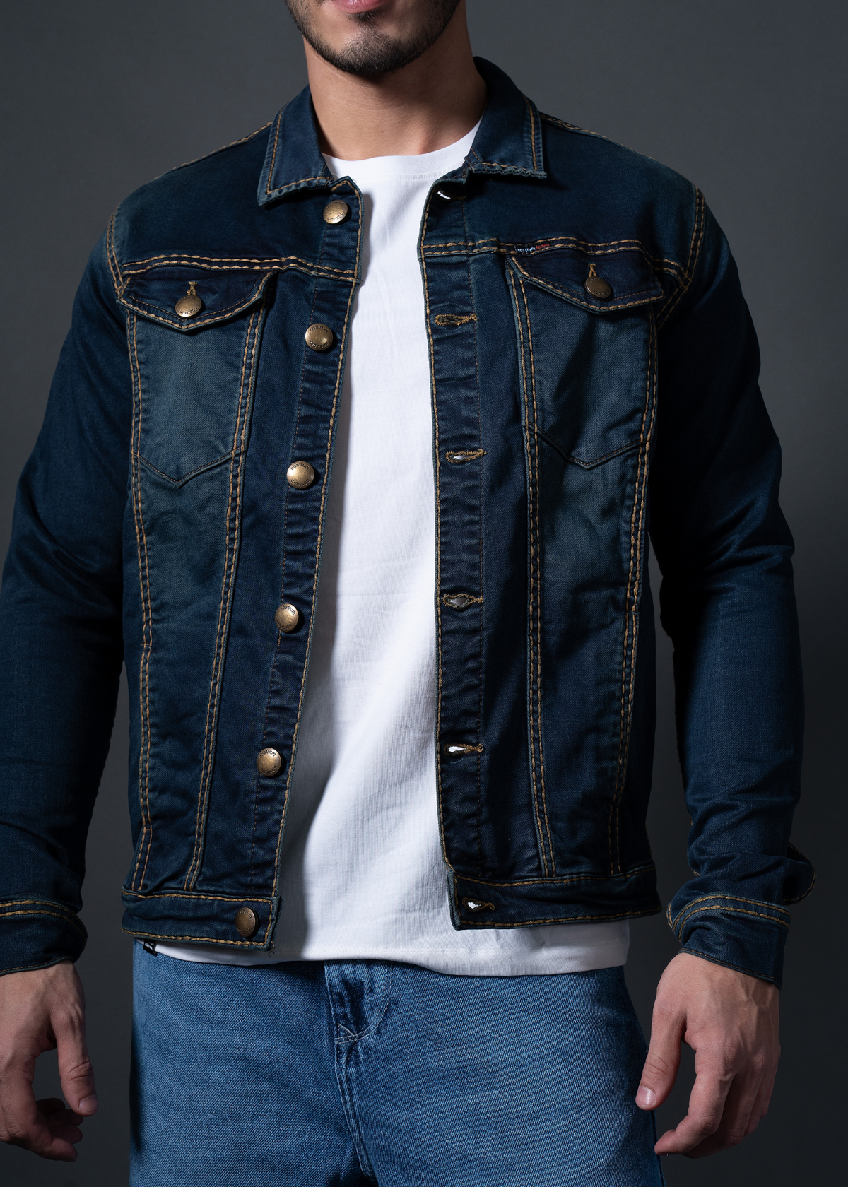 Cliston Denim Jacket For Men Nostrum