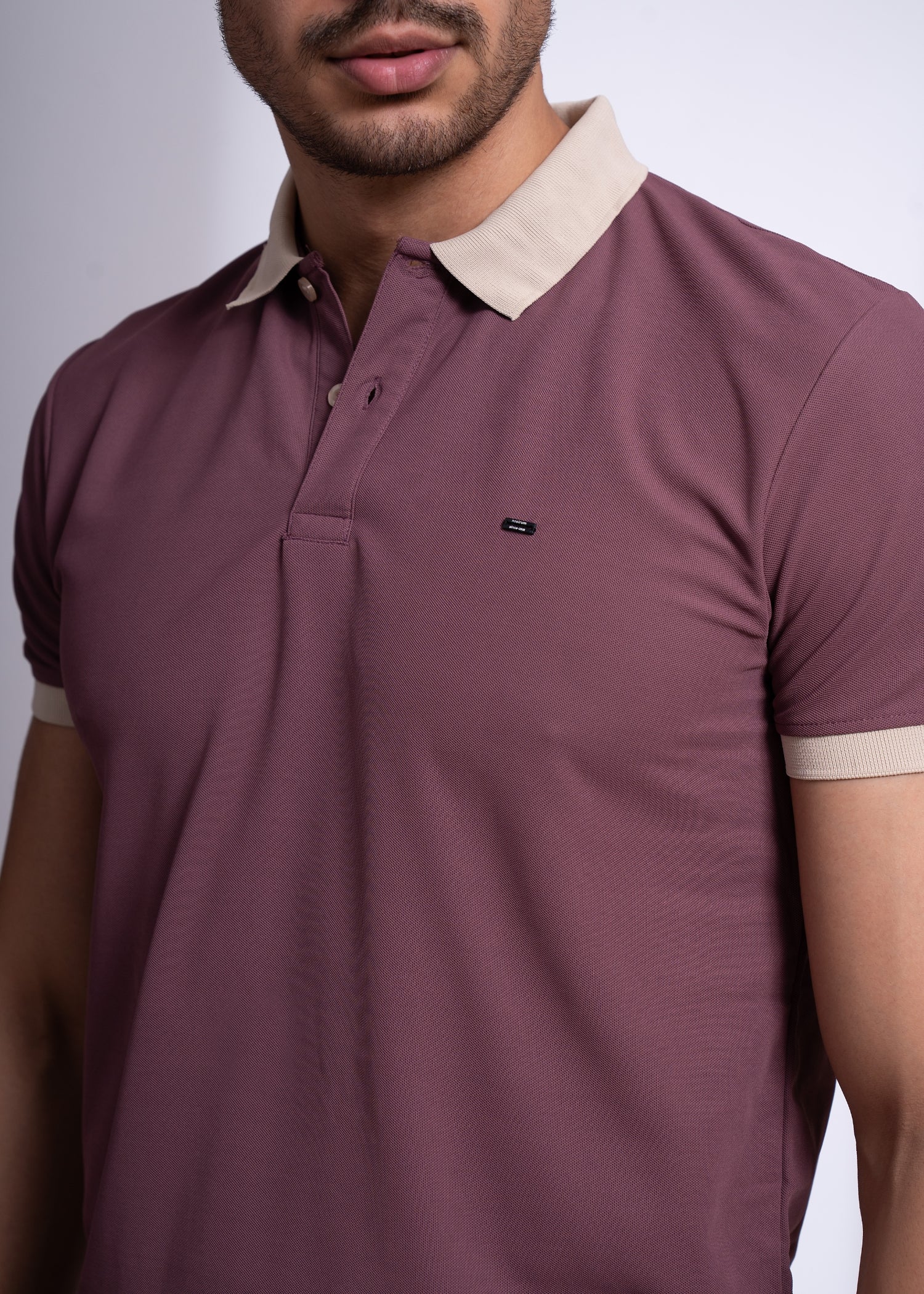 Mary Solid Polo T-Shirt: Onion
