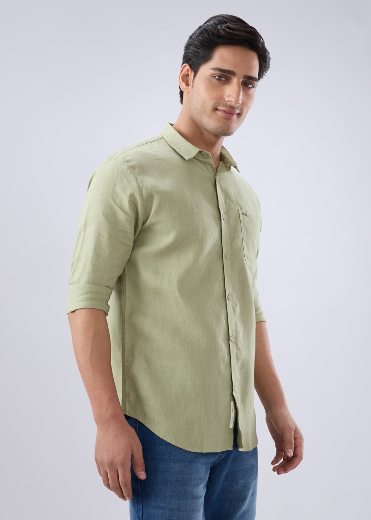 Keen Solid Full Sleeve Shirt: Pista