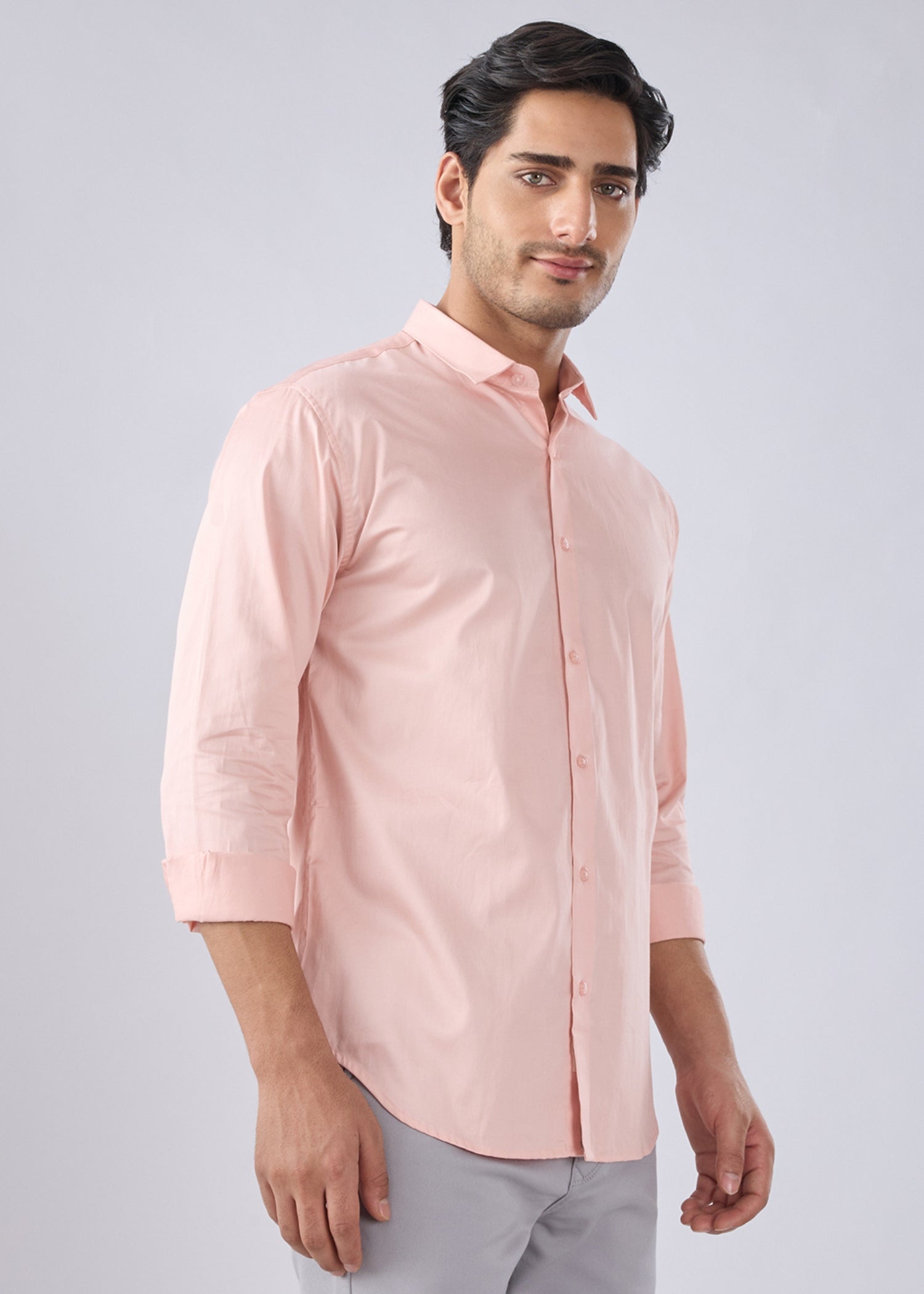 Carlson Solid Full Sleeve Shirt