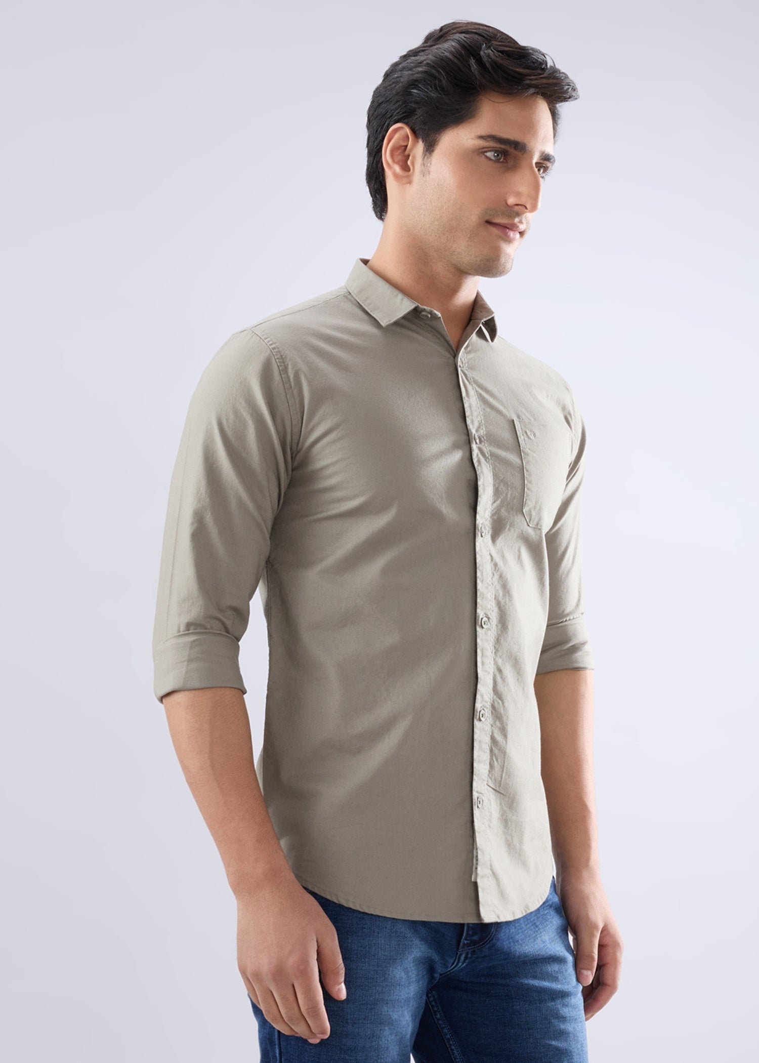 Munch Solid Full Sleeve Shirt