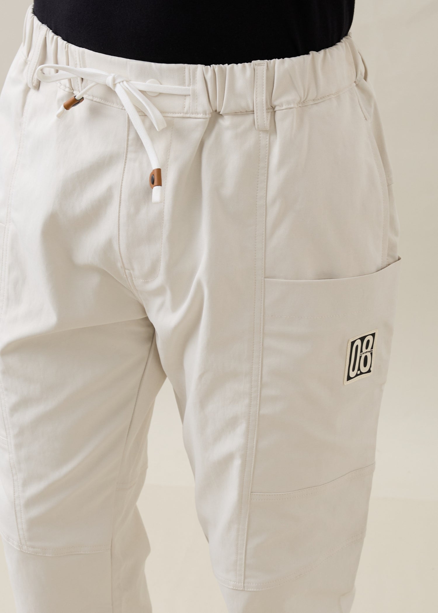 Karmic Relaxed Fit Cargo: Off White