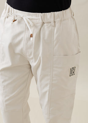 Karmic Relaxed Fit Cargo: Off White
