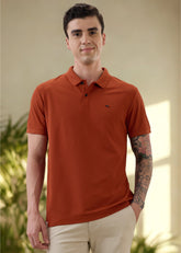 Cherry Half Sleeve Polo T-Shirt | Smart Casual Style