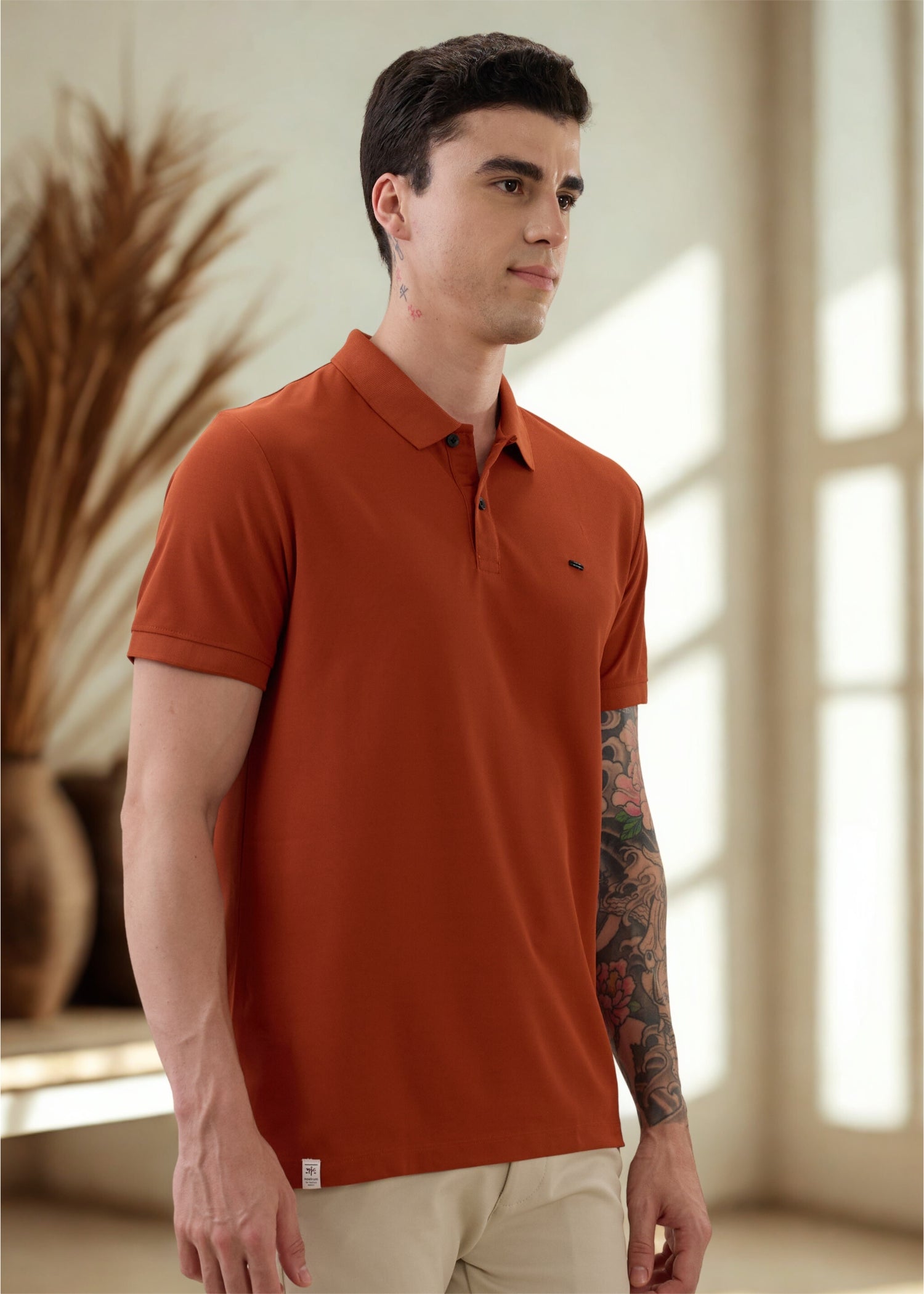 Cherry Half Sleeve Polo T-Shirt | Smart Casual Style