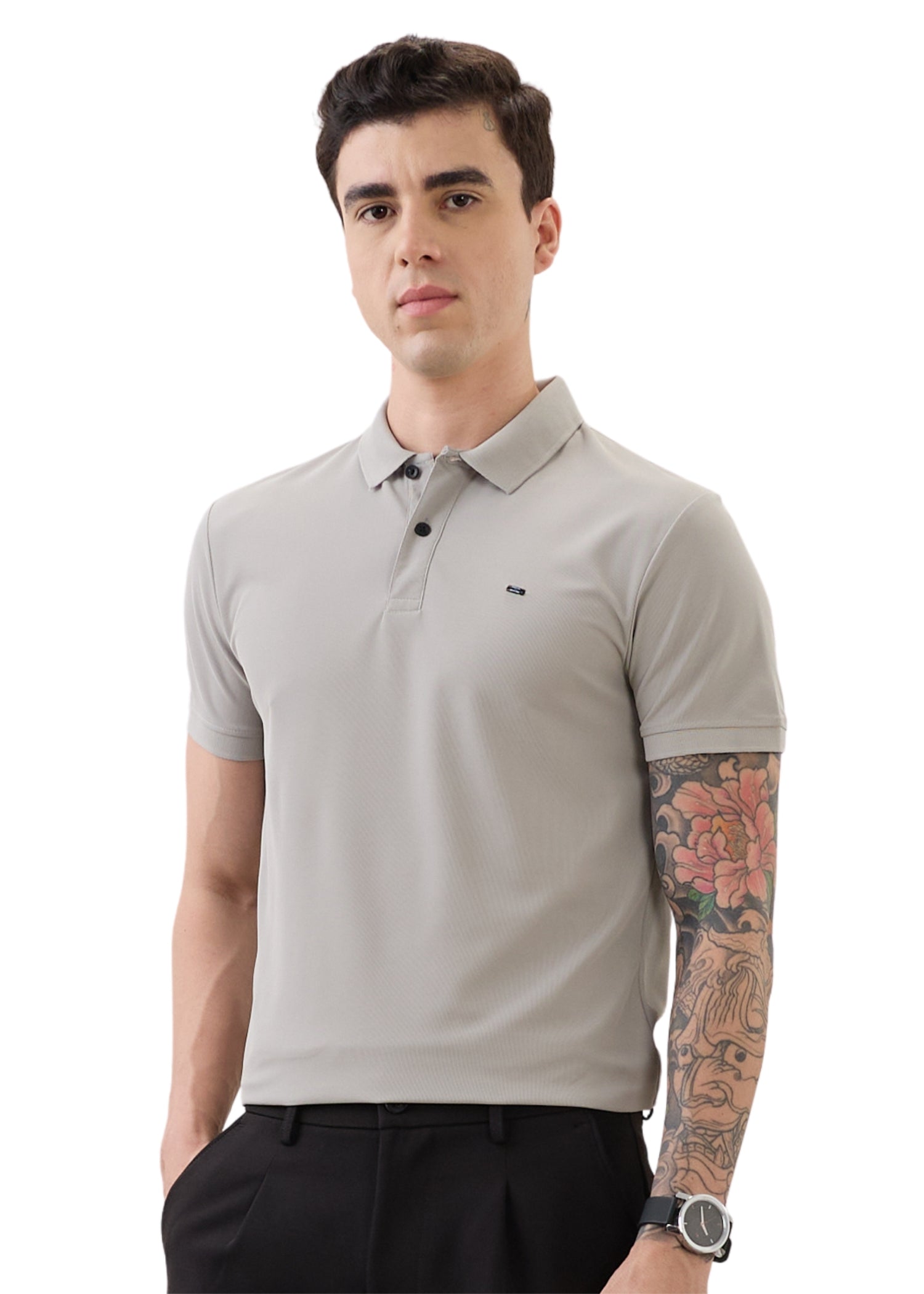 Cherry Half Sleeve Polo T-Shirt | Smart Casual Style