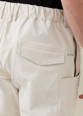 Karmic Relaxed Fit Cargo: Off White