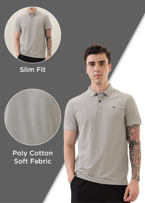 Cherry Half Sleeve Polo T-Shirt | Smart Casual Style