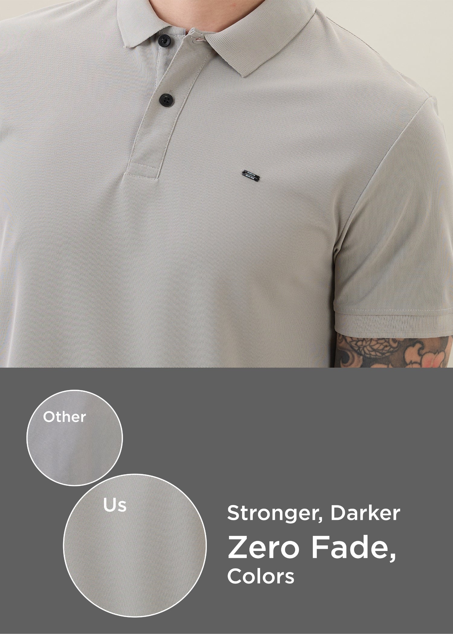 Cherry Half Sleeve Polo T-Shirt | Smart Casual Style