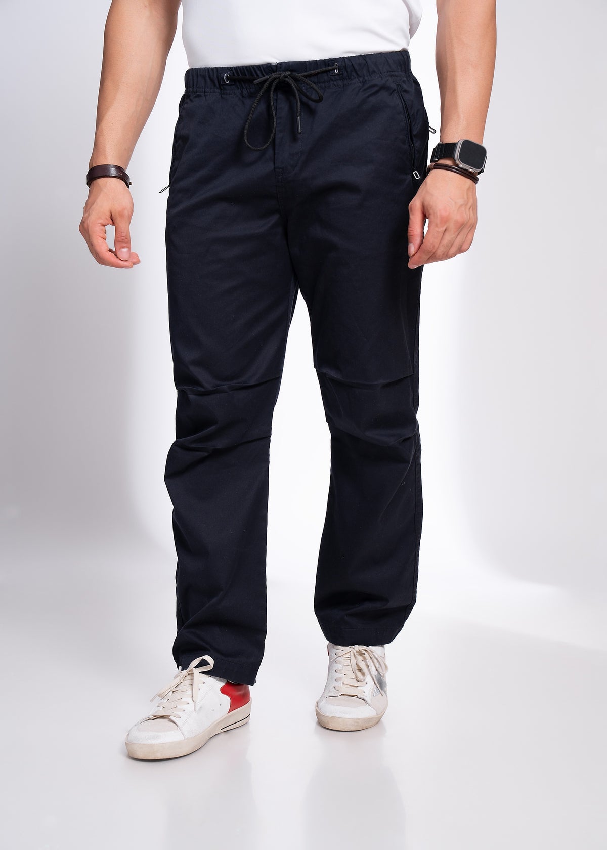 Men’s Parachute Pants | Relaxed Fit Drawstring Trousers